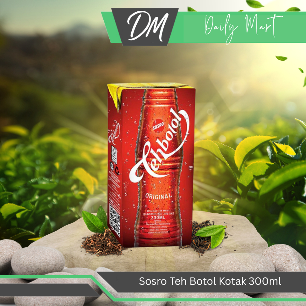 

Teh Botol Sosro Kotak 300ml Original - Minuman Teh Kemasan Premium Murah