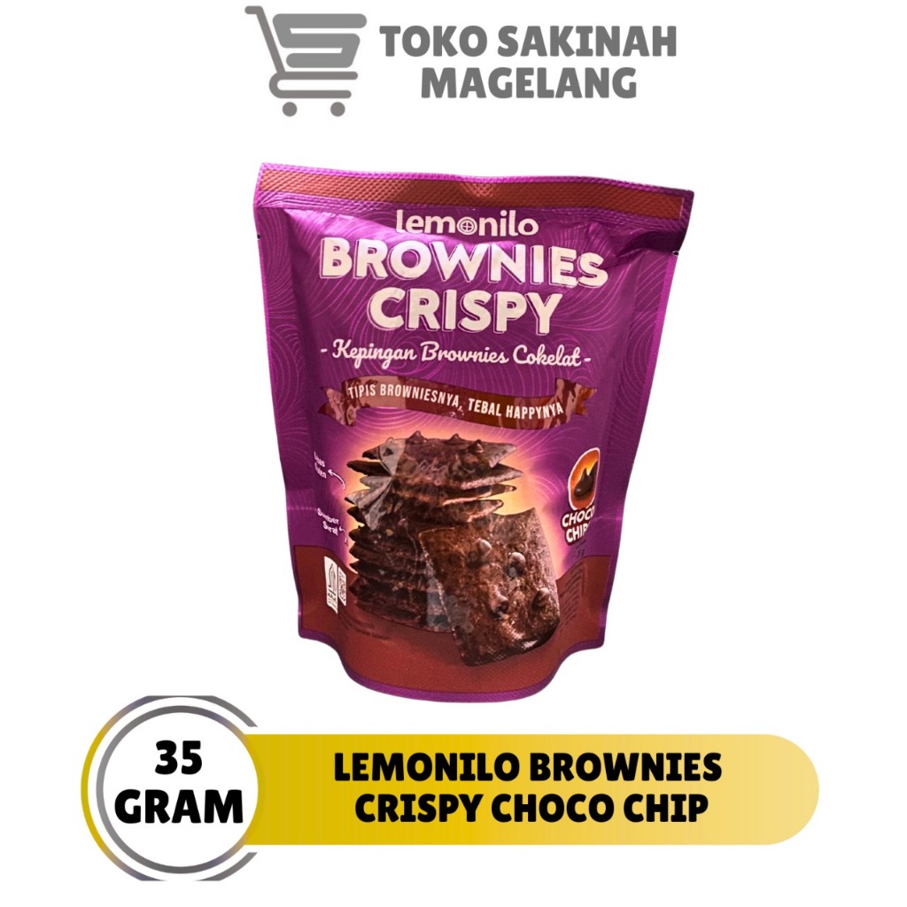 

brownies crispy lemonilo coklat 35gr
