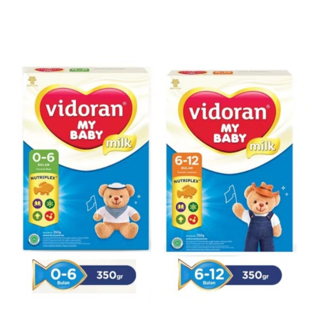 VIDORAN MY BABY 0-6 & 6-12 BULAN 350 GR