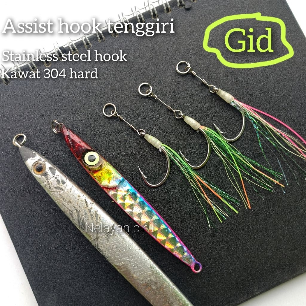 Assist Hook Tenggiri GID / Kail tenggiri PREMIUM/ Kail nekelin Tenggiri