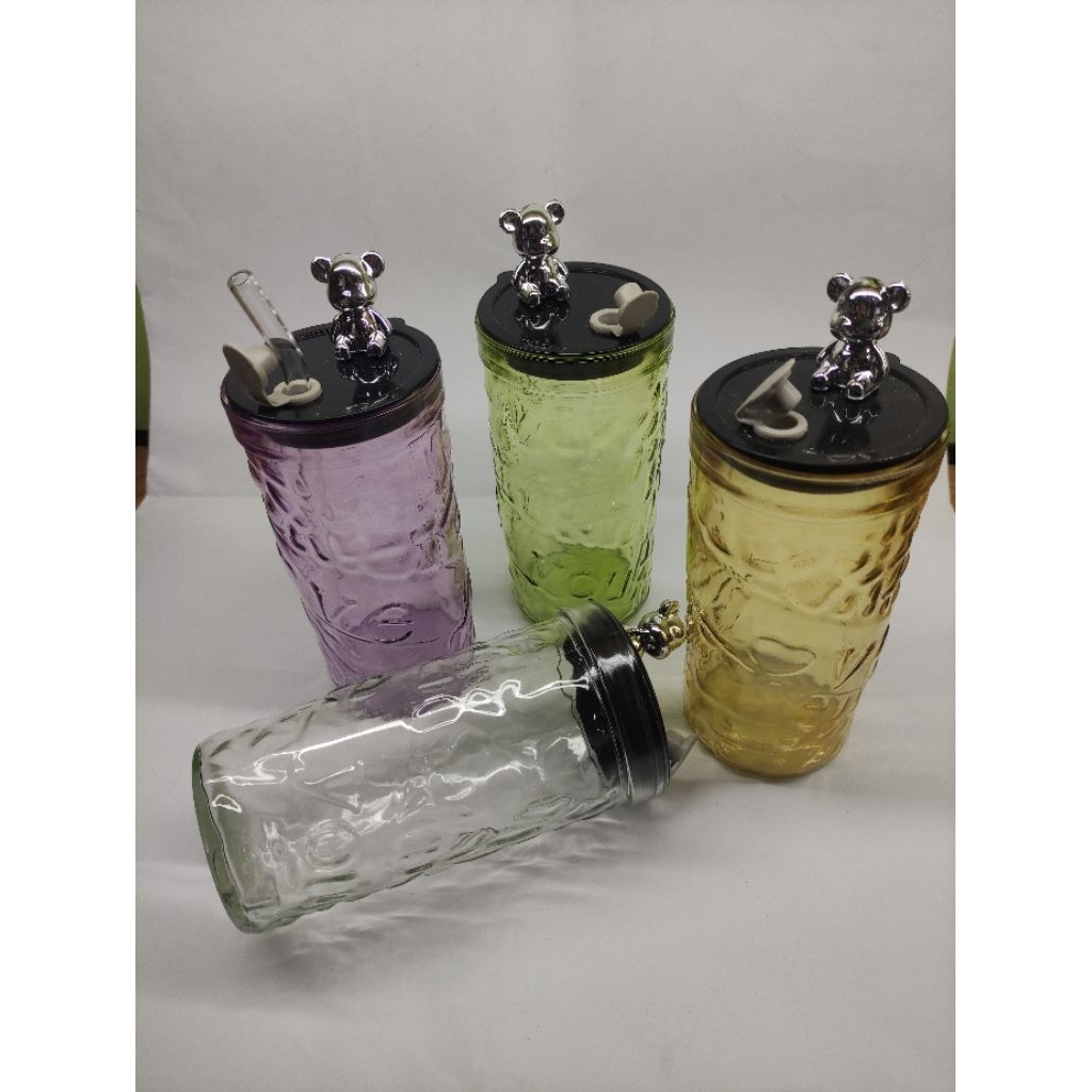 EATKIT TUMBLER GELAS KACA BERUANG