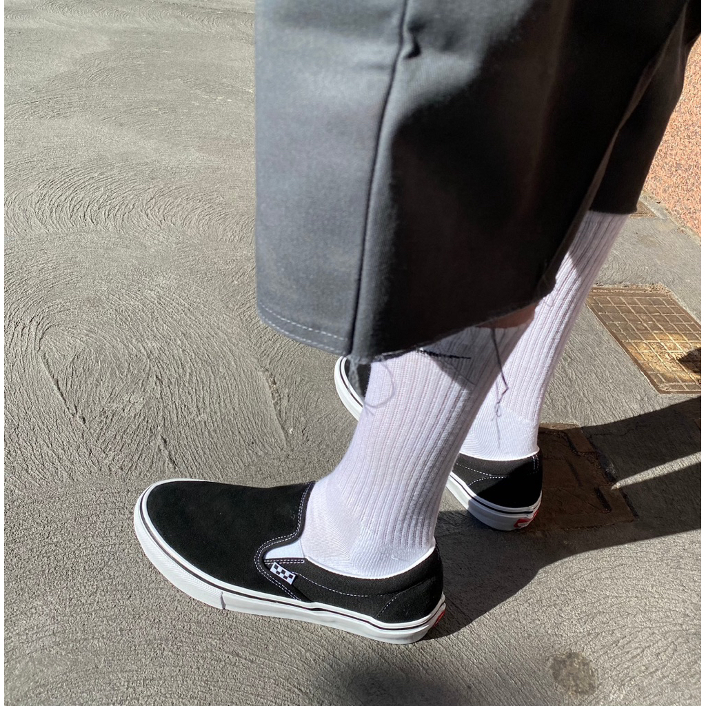 Vans Slip On Skateboarding Black White Sneakers Vans