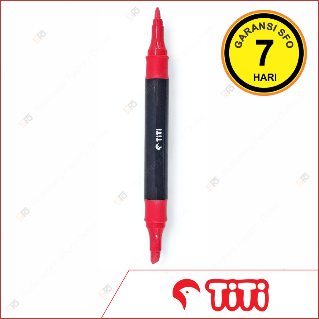 

Spidol Akrilik Titi Satuan 36 - Red - Acrylic Marker Multifungsi - SFO Semarang Official