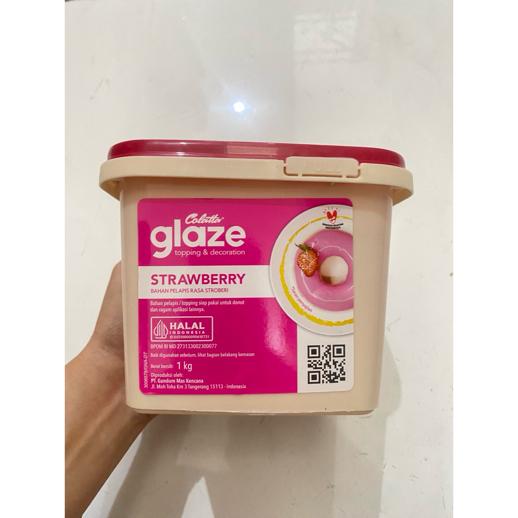 

Colatta glaze strawberry 1kg