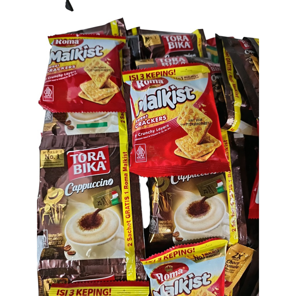

Torabika Cappuccino Per Renteng isi 10 pcs Bonus Malkist