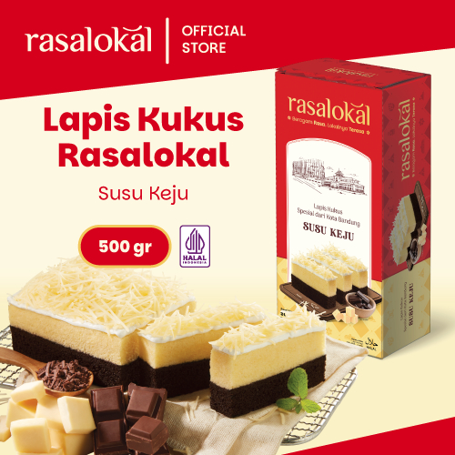

Rasalokal Lapis Kukus Susu Keju - Reguler Pack (550 gr)