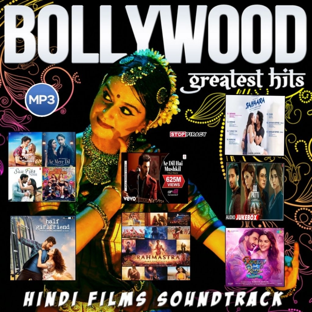 KASET MP3 LAGU HINDI SOUNDTRACK FILEM INDIA TERBAIK TERPOPULER - KASET AUDIO MOBIL FULL ALBUM MUSIK 