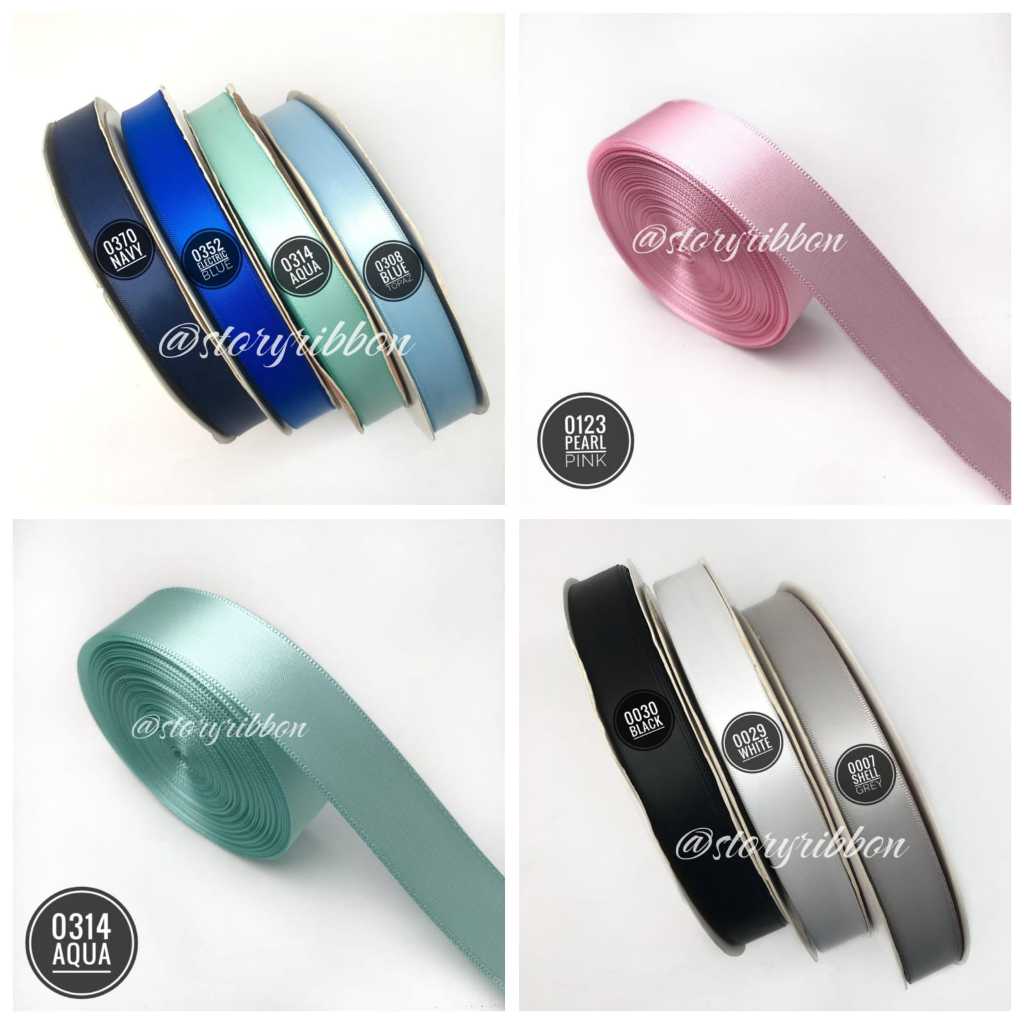 

20YARD - 1.9CM | PITA DOUBLE SATIN IMPORT DSF/ PITA DOUBLE FACE