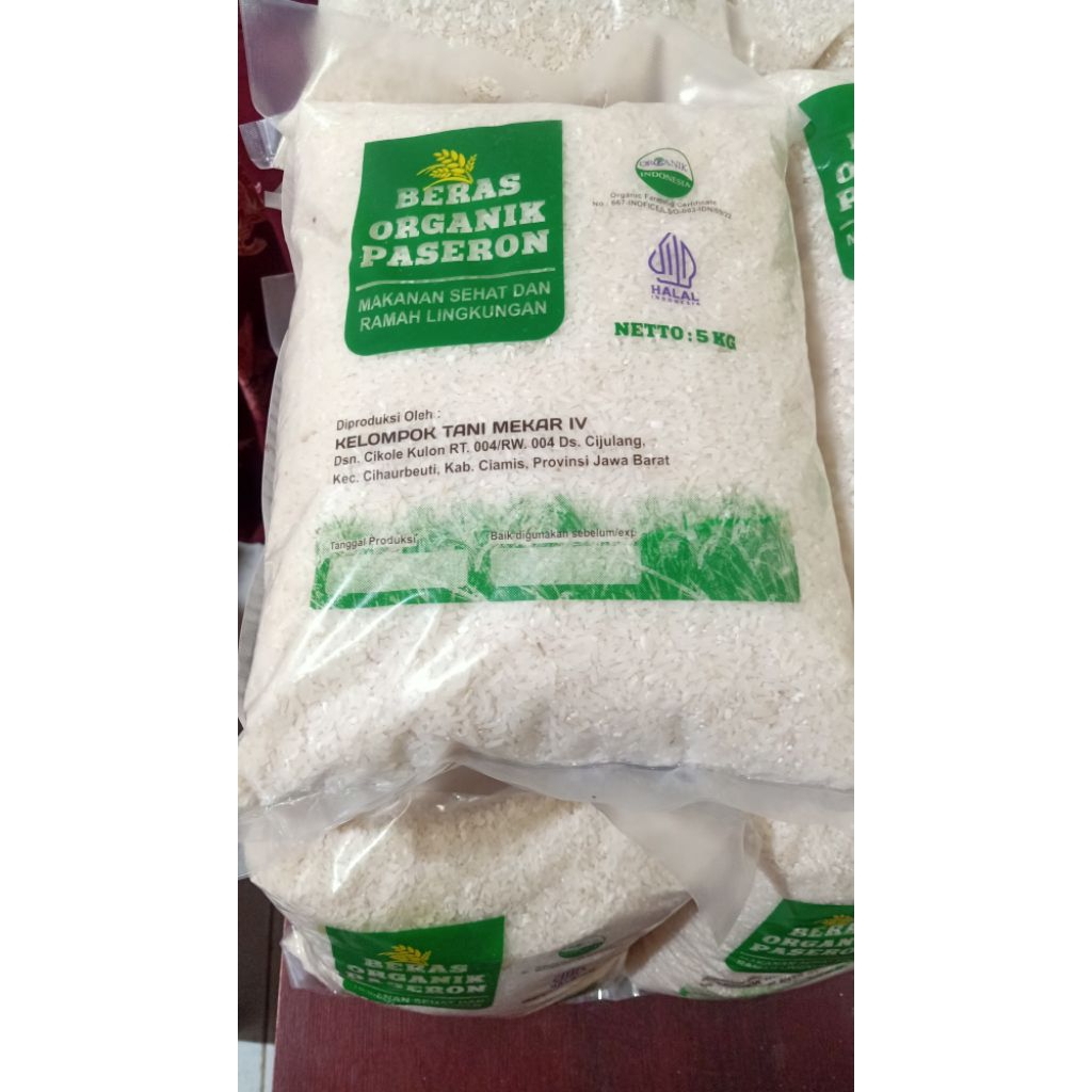 

Beras organik paseron