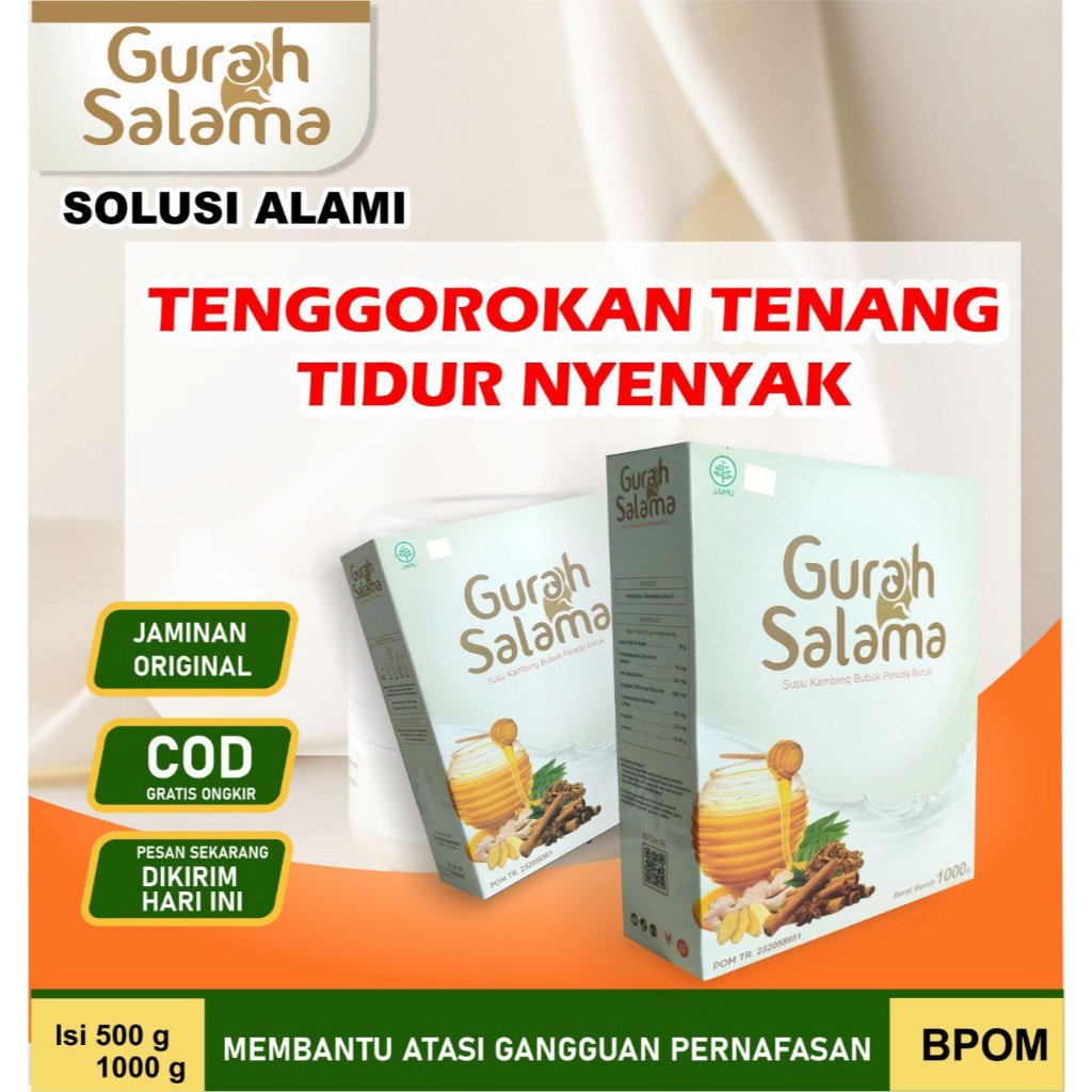 

Gurah Salama herbal pereda batuk-pereda tenggorokan TBC