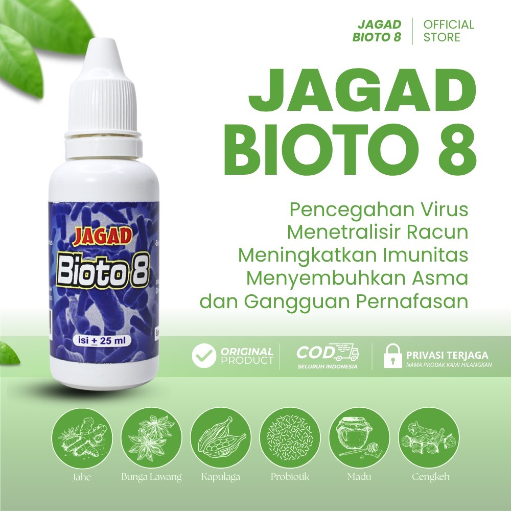 Obat Asma Herbal Sesak Nafas Jagad Bioto8 Obat Herbal Anosmia Anti Virus Herbal Penambah Imun Protek
