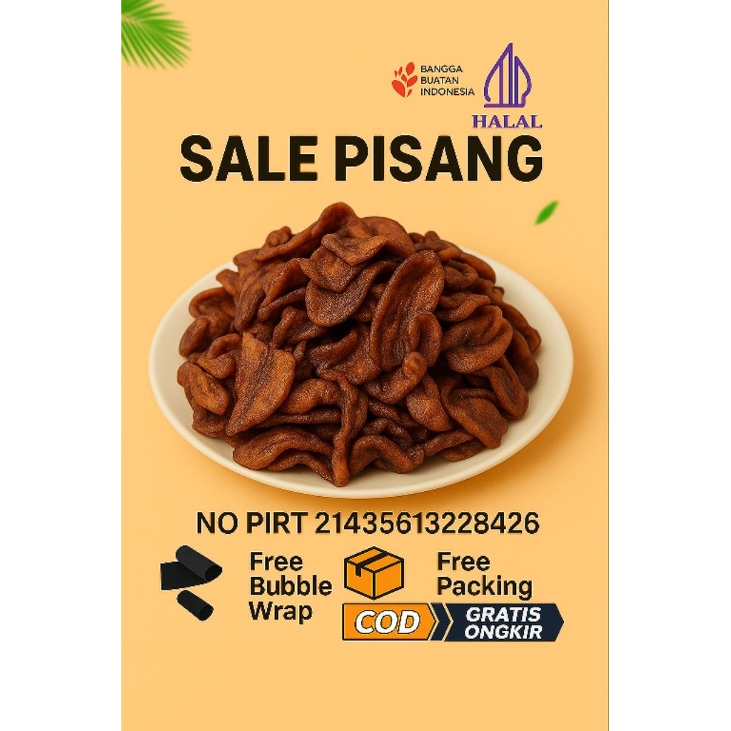 

Sale Pisang Manis Legit - Camilan Tradisional Aneka Camilan Dua Saudara | Halal MUI