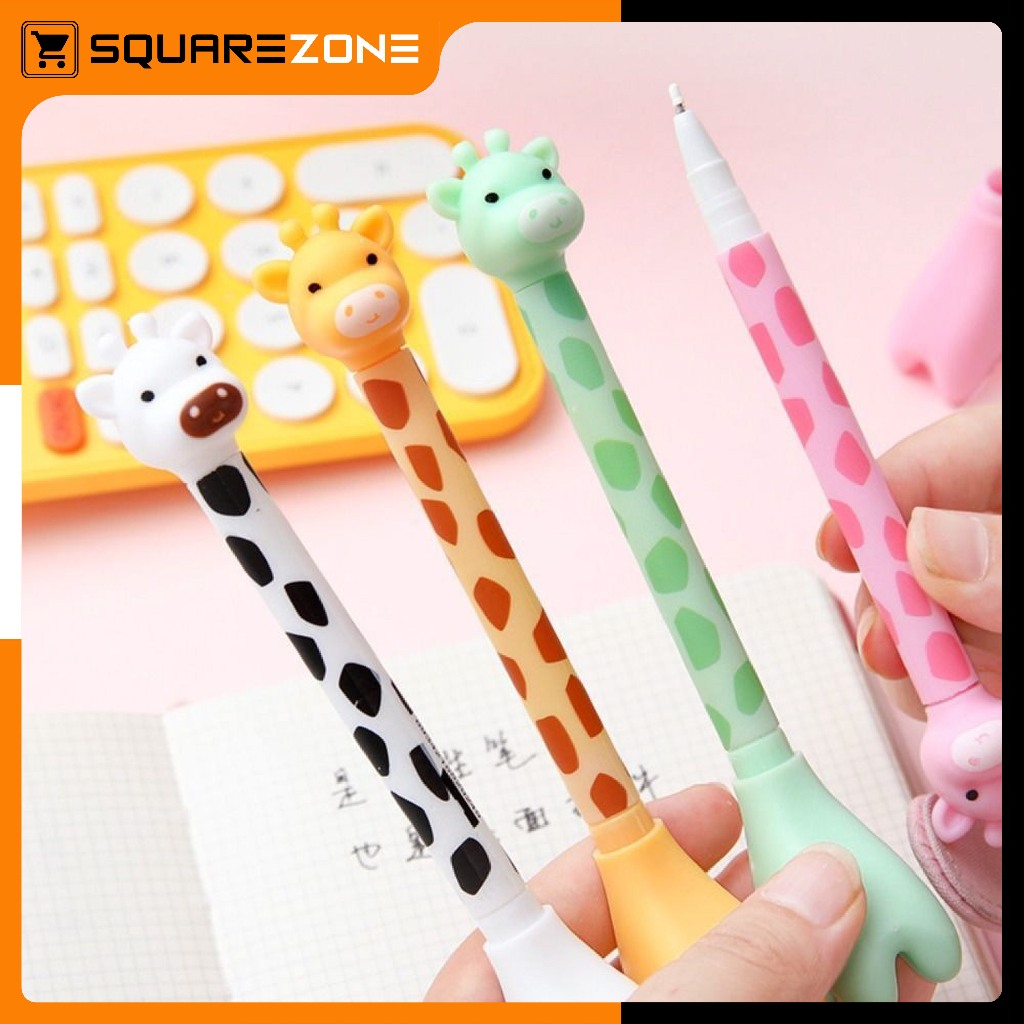 

Pulpen Gel Jerapah Pena Tinta Hitam Lucu Pen Gel 0.5mm Girrafe Ballpen Aesthetic ATK3009