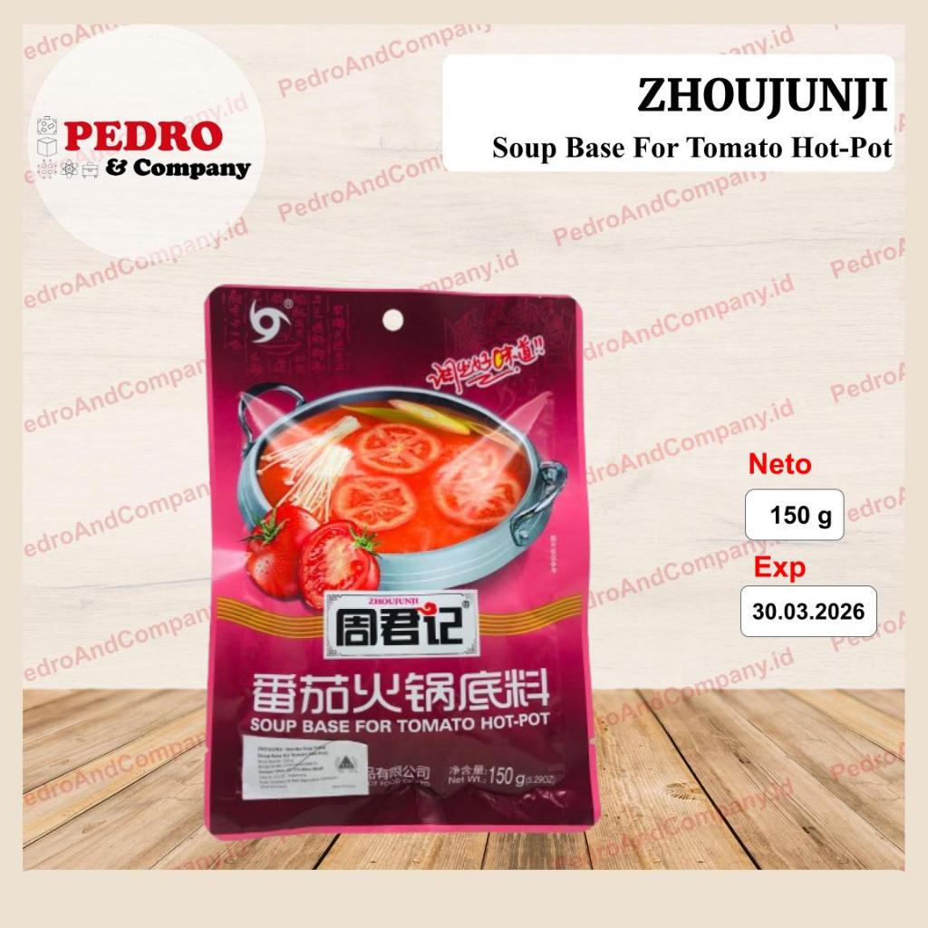 

ZhouJunJi Soup Base for Tomato Hotpot 150 gram bumbu shabu hot pot rasa tomat