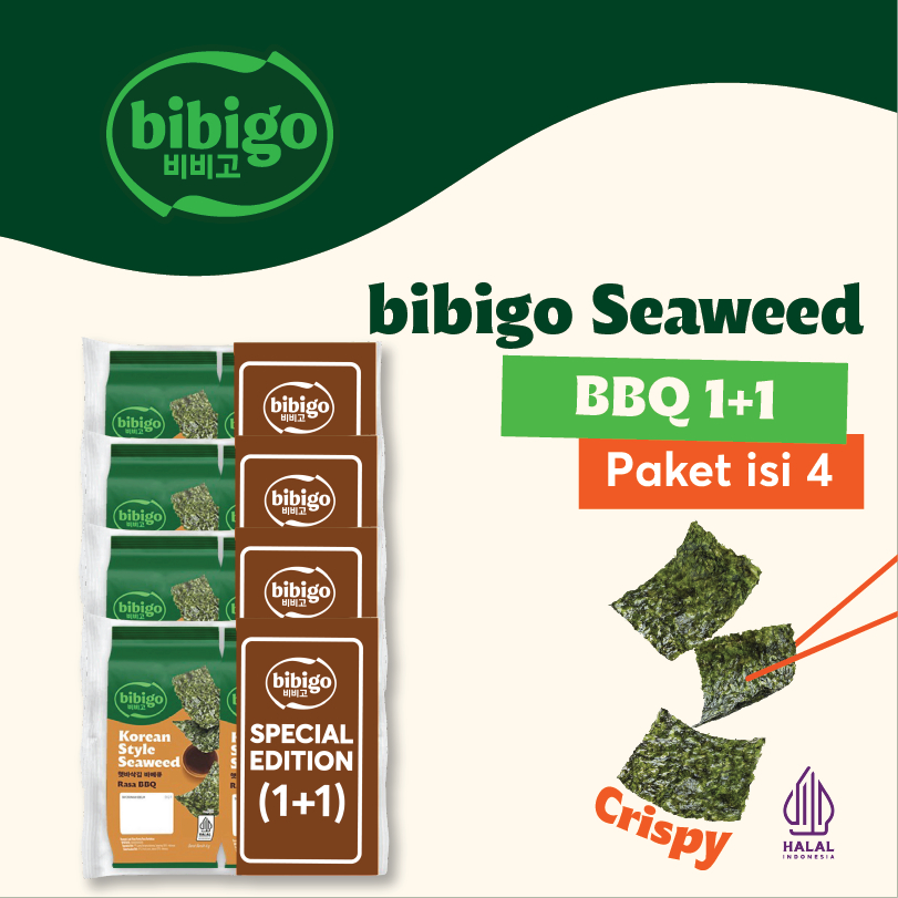 

Party Package - bibigo Korean Style Seaweed BBQ 4 Gram (1+1)