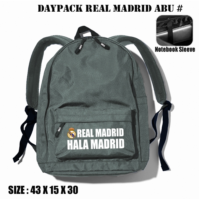 TAS ANAK MADRID - BACKPACK SEKOLAH ANAK SD REAL MADRID - TAS SEKOLAH REMAJA HALA MADRID PROMO
