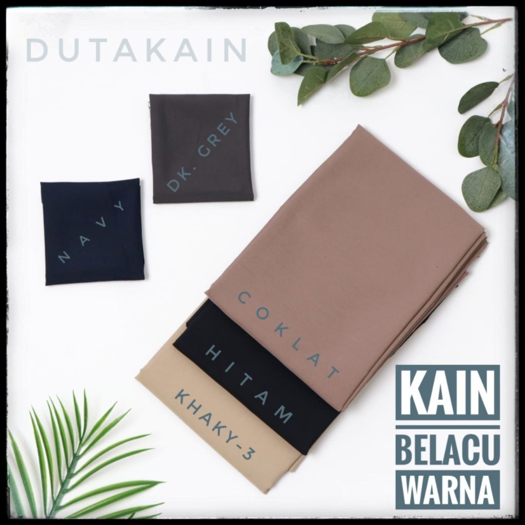 Kain Blacu Warna / Kain Belacu Warna / Kain Saku / Kain Kantong Warna ( Ready : 5 warna )