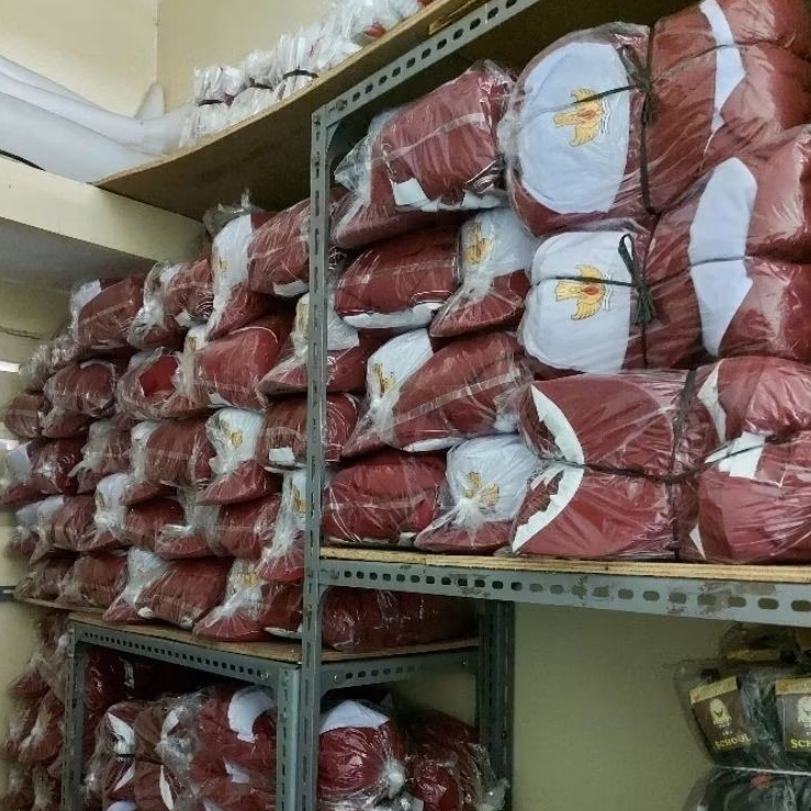 Grosir Topi SD ((20pcs/1kodi)) PRAMUKA//PUTIH MERAH//MERAH POLOS//PUTIH MAROON//MAROON