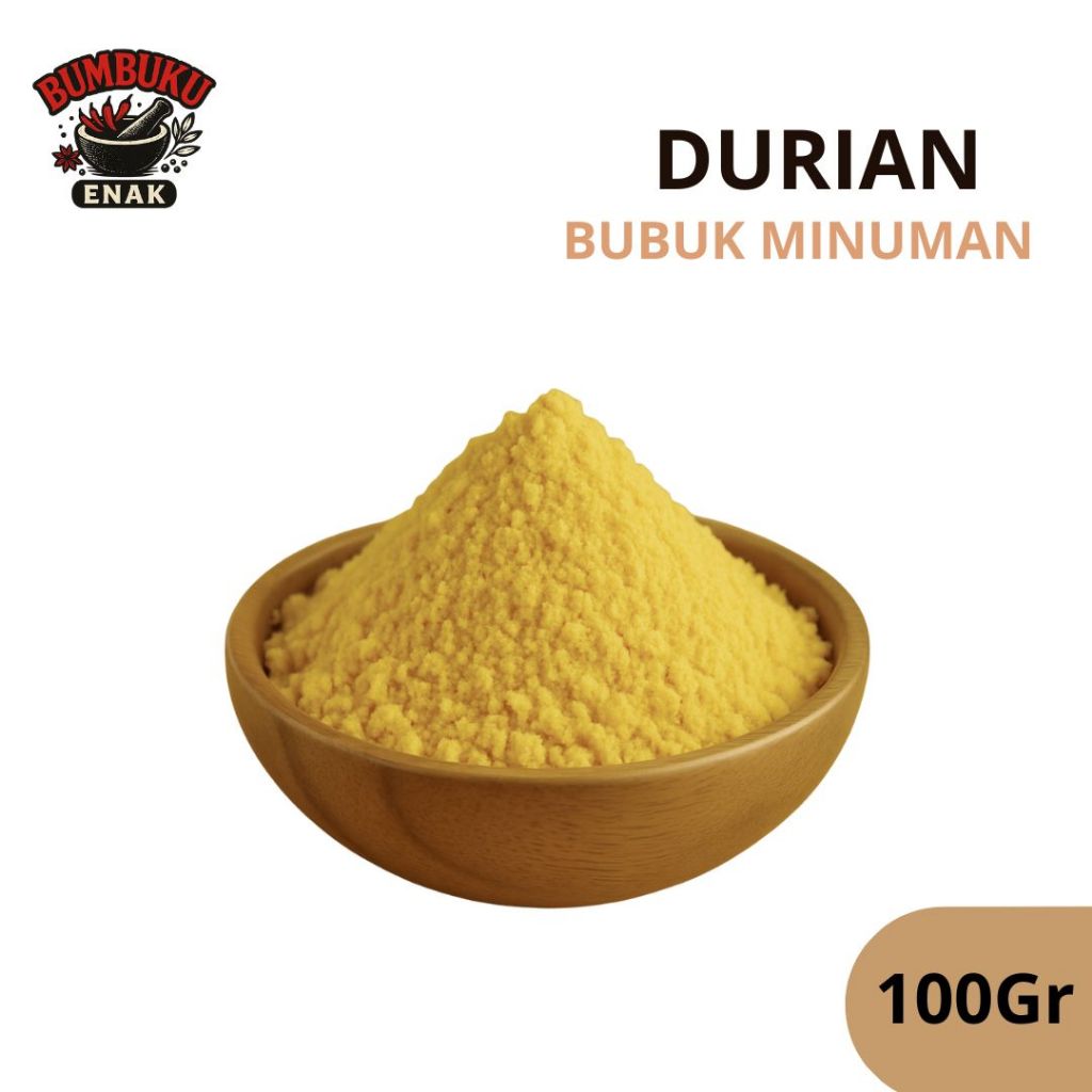 

Bubuk Minuman Durian 100gr Rasa Khas & Legit – Cocok untuk Jualan Minuman & Pecinta Durian Sejati