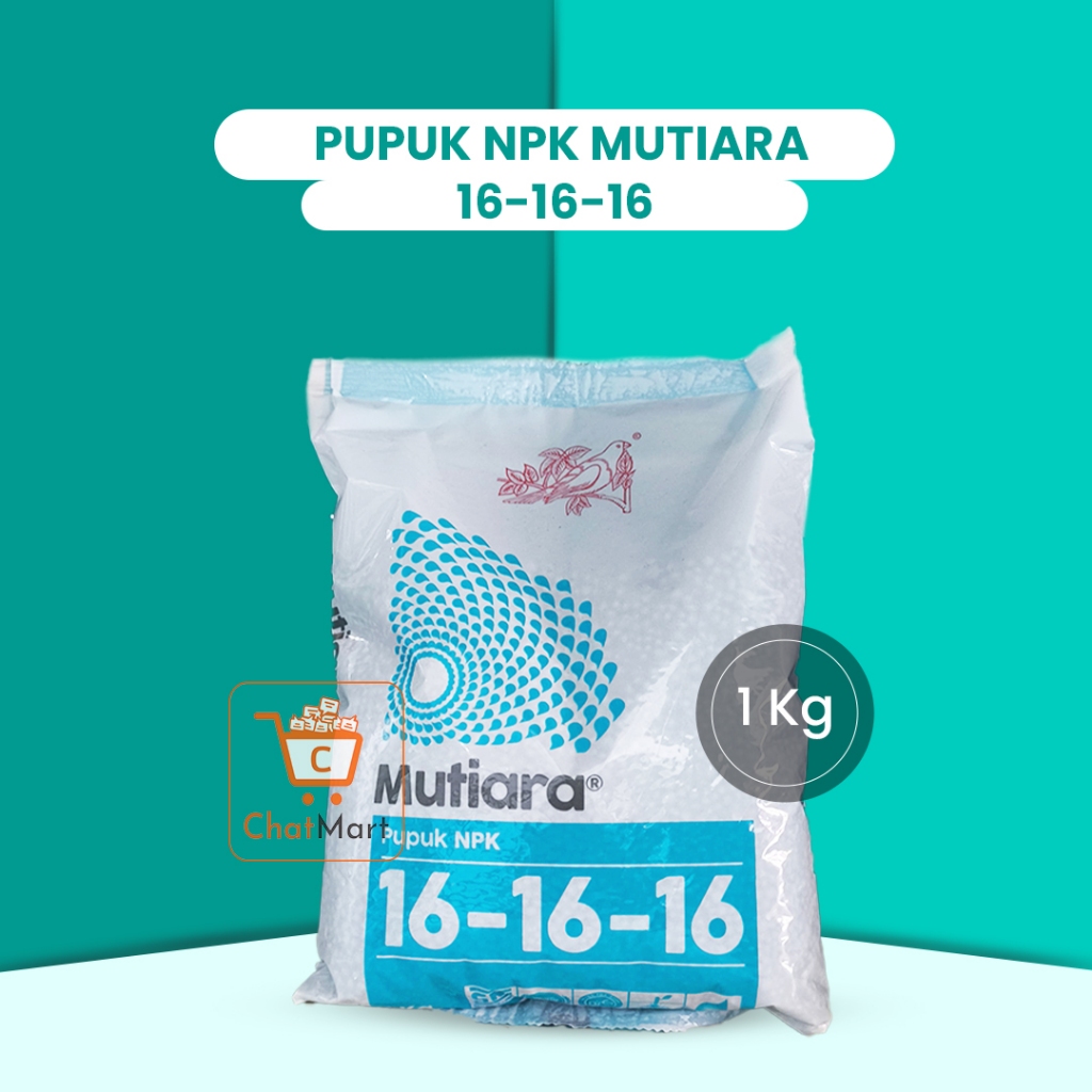 NPK MUTIARA 16-16-16 | Pupuk NPK mutiara 1 Kg