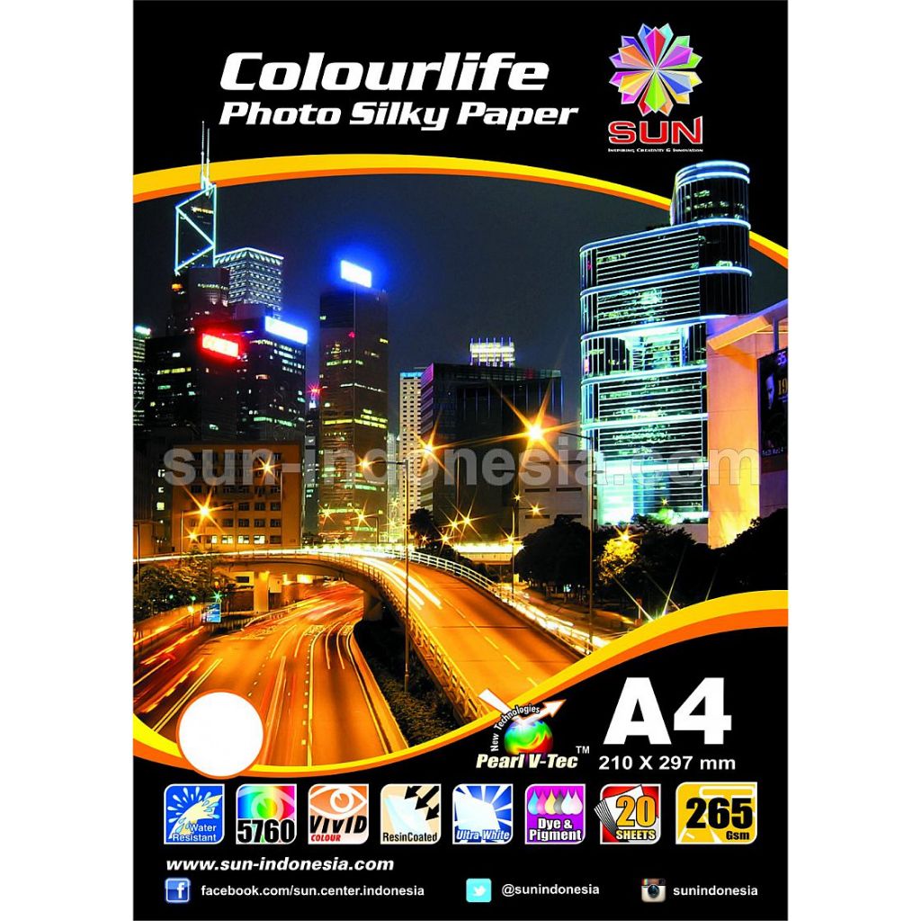 

SUN Colourlife Photo Silky Paper A4
