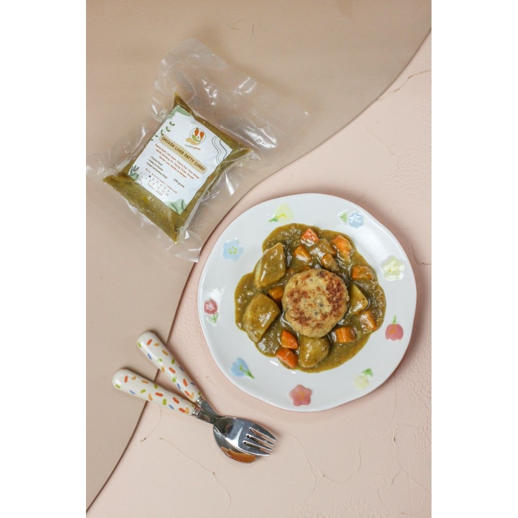 

Chicken Liver Patty Curry - Kinderplate