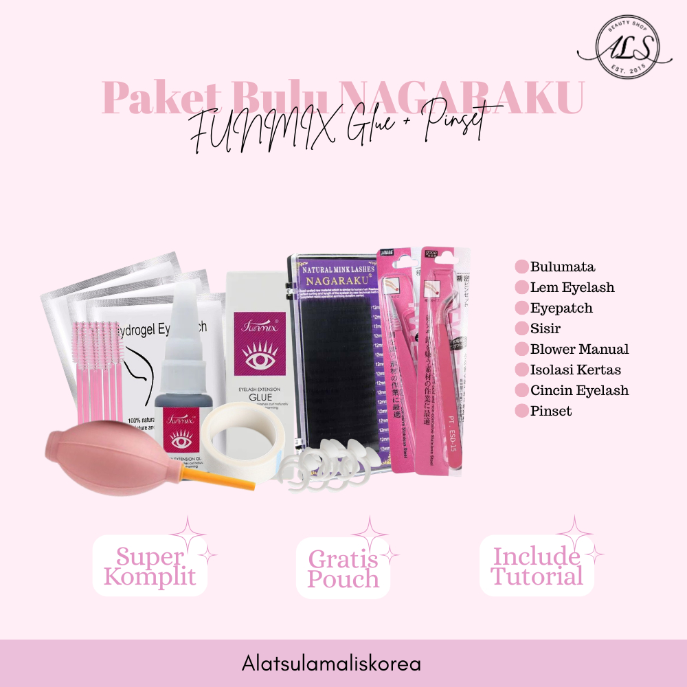 PAKET EYELASH EXTENSION KOMPLIT NAGARAKU