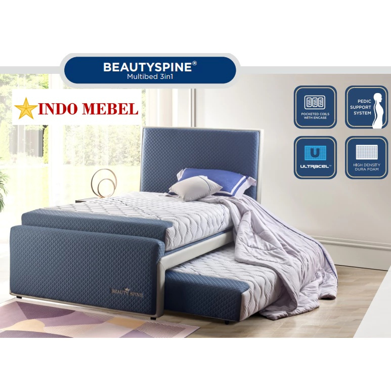 SET Elite Springbed BEAUTYSPINE 2in1 / 3in1 Pocket Spring Orthopedic Promo Murah Ready Makassar