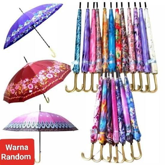 Payung 16 Jari Saten Nagoya / Payung Hujan Motif 16 Jari Saten Nagoya