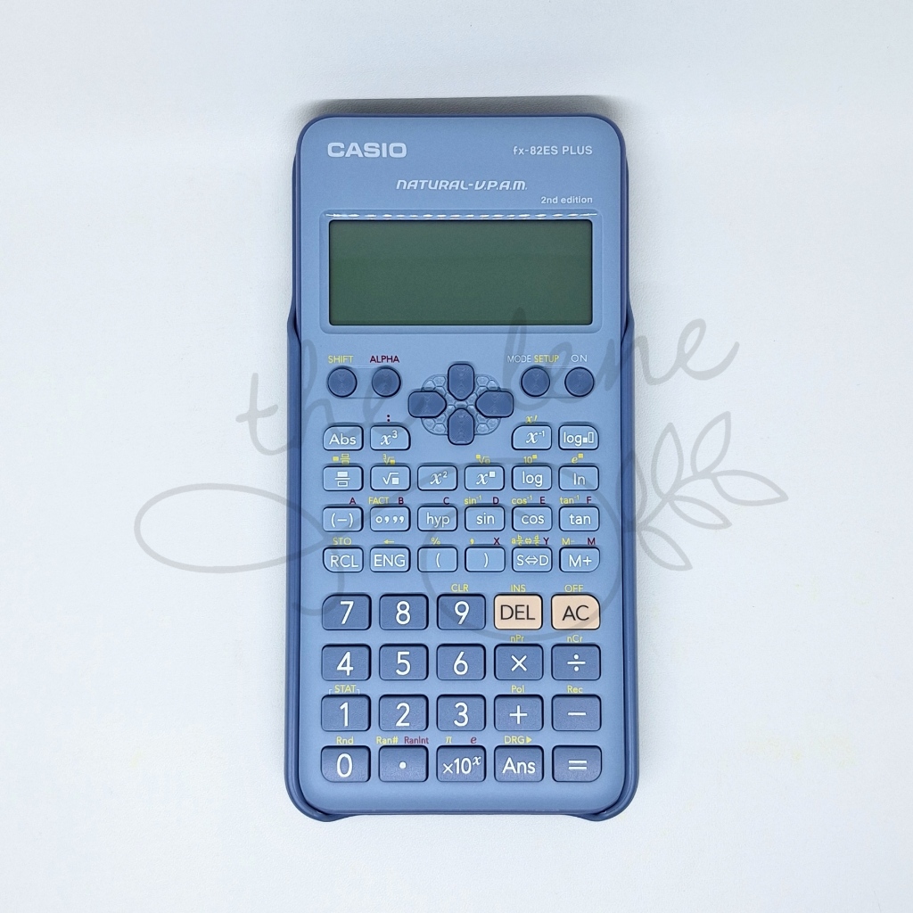 

KALKULATOR SCIENTIFIC CASIO FX-82ES PLUS 2ND EDITION BIRU / Kalkulator Ilmiah Casio Kuliah Sekolah