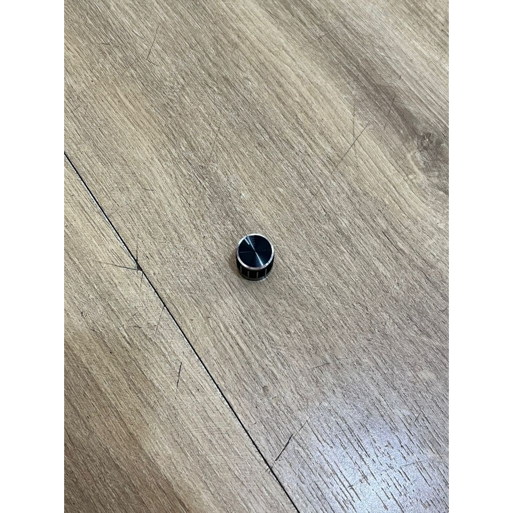 knob Knop Kenop Mixer Potensio Aluminium Hitam Putar 14mm