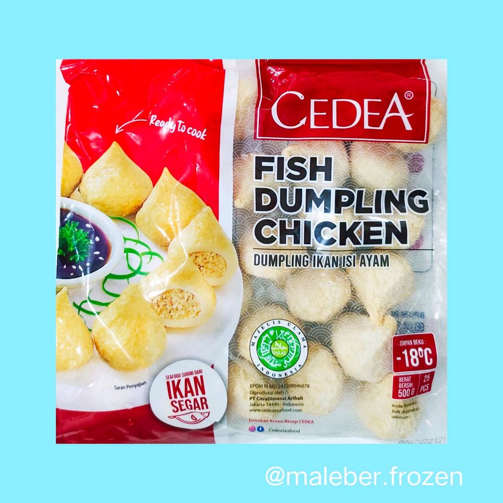 

cedea fish dumpling chicken 500gr