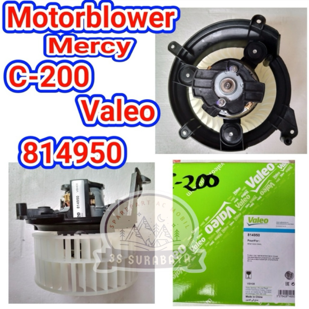 Motor Blower C Class C180 C200 C230 C240 W202 1994-2000 Valeo Asli Mercedes Benz (Baru/New)