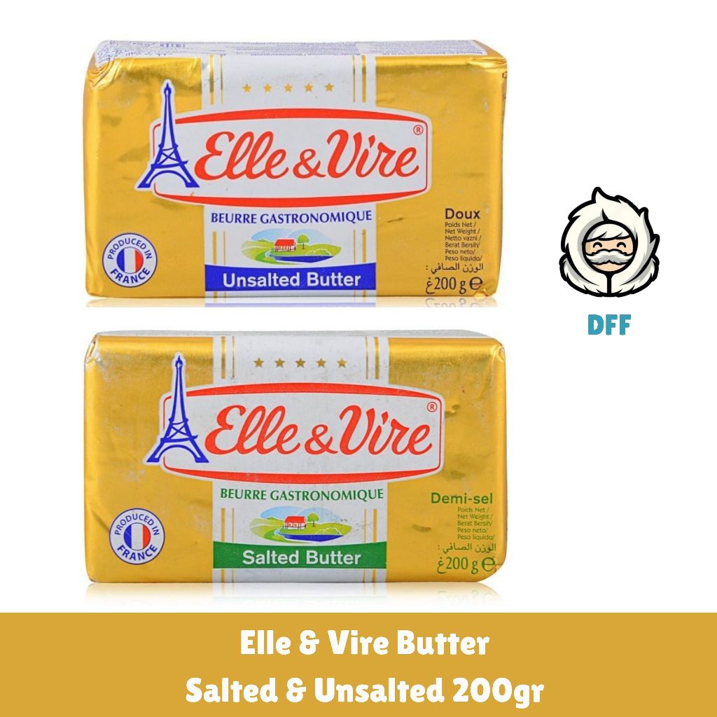 

Elle & Vire 200gr | Elle Vire Butter Premium Salted & Unsalted