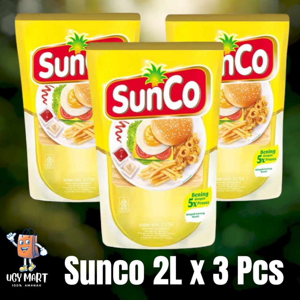 

Minyak Goreng Sunco 2 Liter x 3 Pcs (Total 6 Liter)