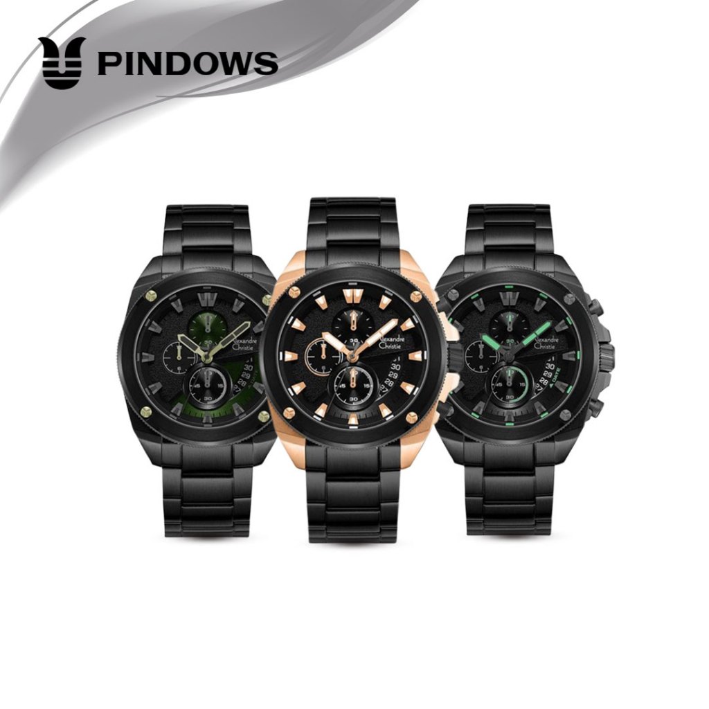 ORIGINAL Jam Tangan Pria  Alexandre Christie AC 6646 AC6646 AC 6583 AC6583 Original Garansi Resmi 1 