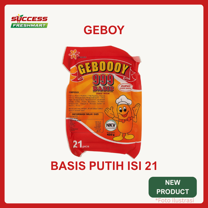 

geboy sosis putih isi 21