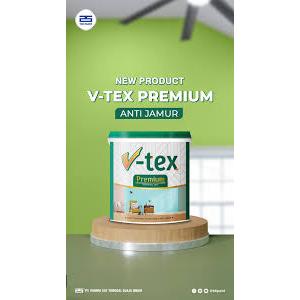 Cat Tembok Paragon Murah V-Tex Premium Ekonomis 4.5 Kg