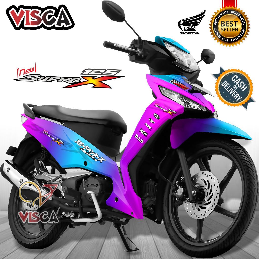 Decal Supra X 125 Fi Modif Keren Stiker Supra X 125 Fi Full Body Stiker Supra X 125 Fi Full Body Str