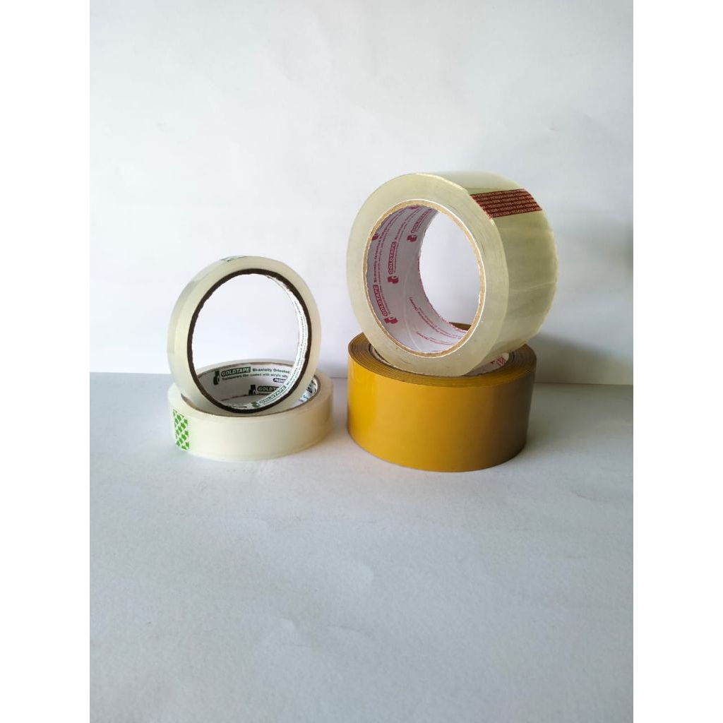 

Lakban/Isolasi bening dan coklat 24 mm