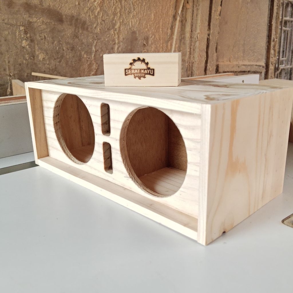 Box Speaker Mini Scoop 3,5inch Dobel Speaker|Miniatur Box Speaker Mini Scoop