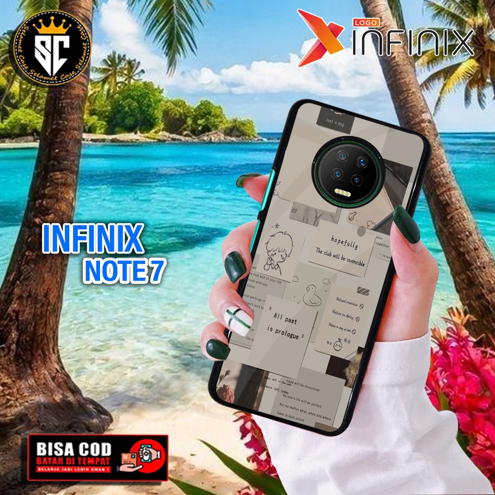 Case INFINIX NOTE 7 Motif BABY CUTE Terbaru softcase dan hardcase glossy - Custom Case - Casing - Ko