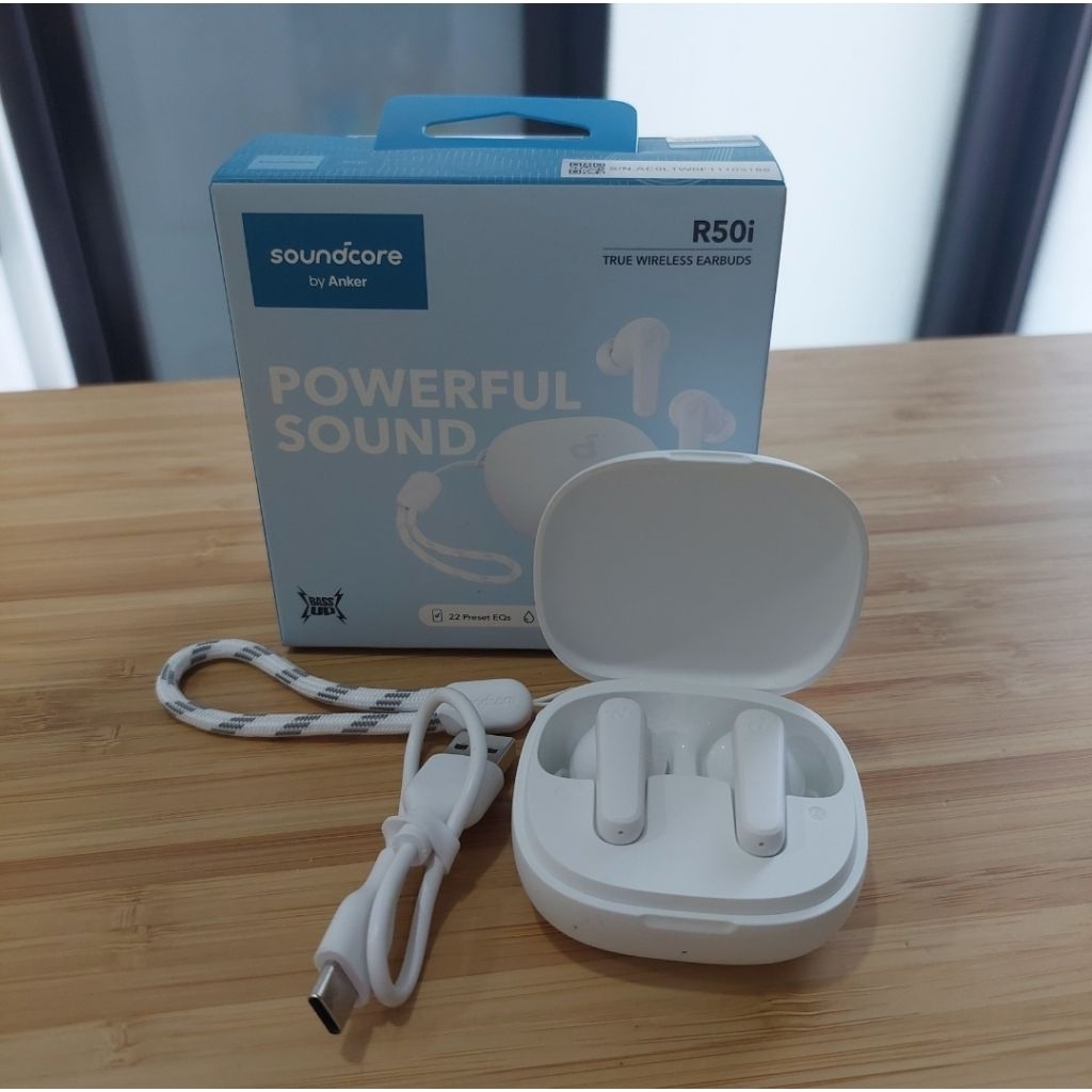 PRELOVED TWS Soundcore by Anker R50i , warna : WHITE