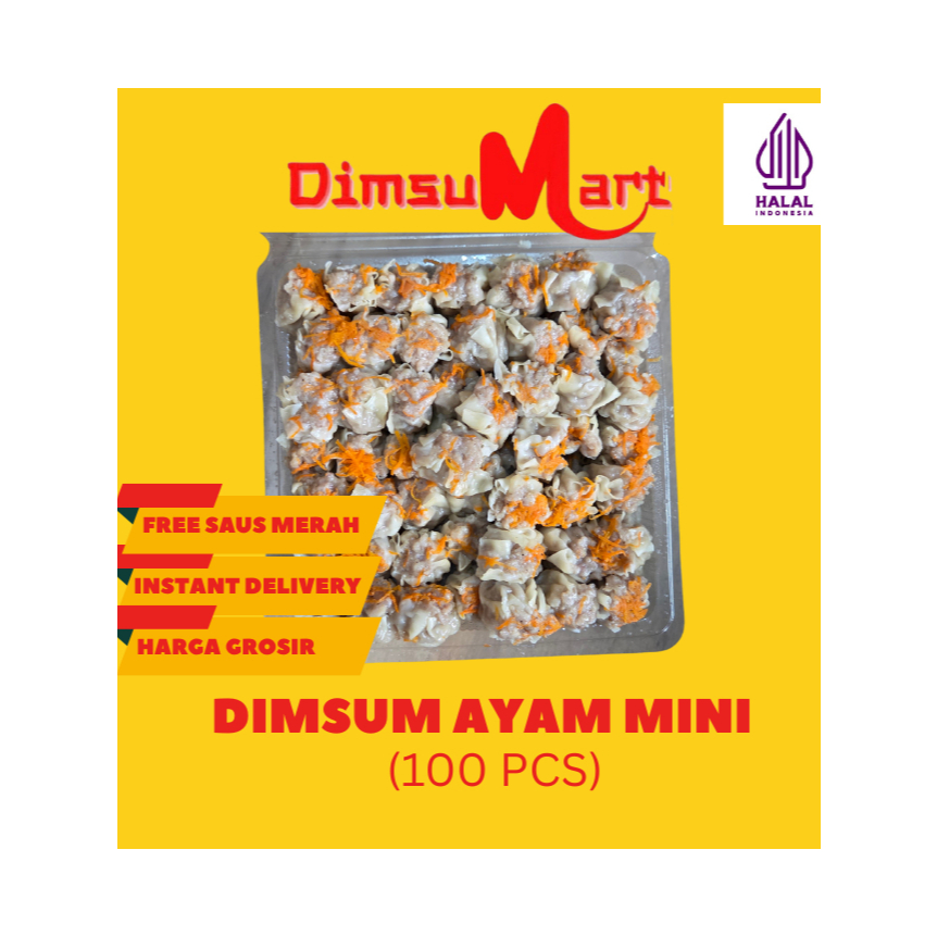 

Dimsum Mini isi 100 pcs HALAL FROZEN