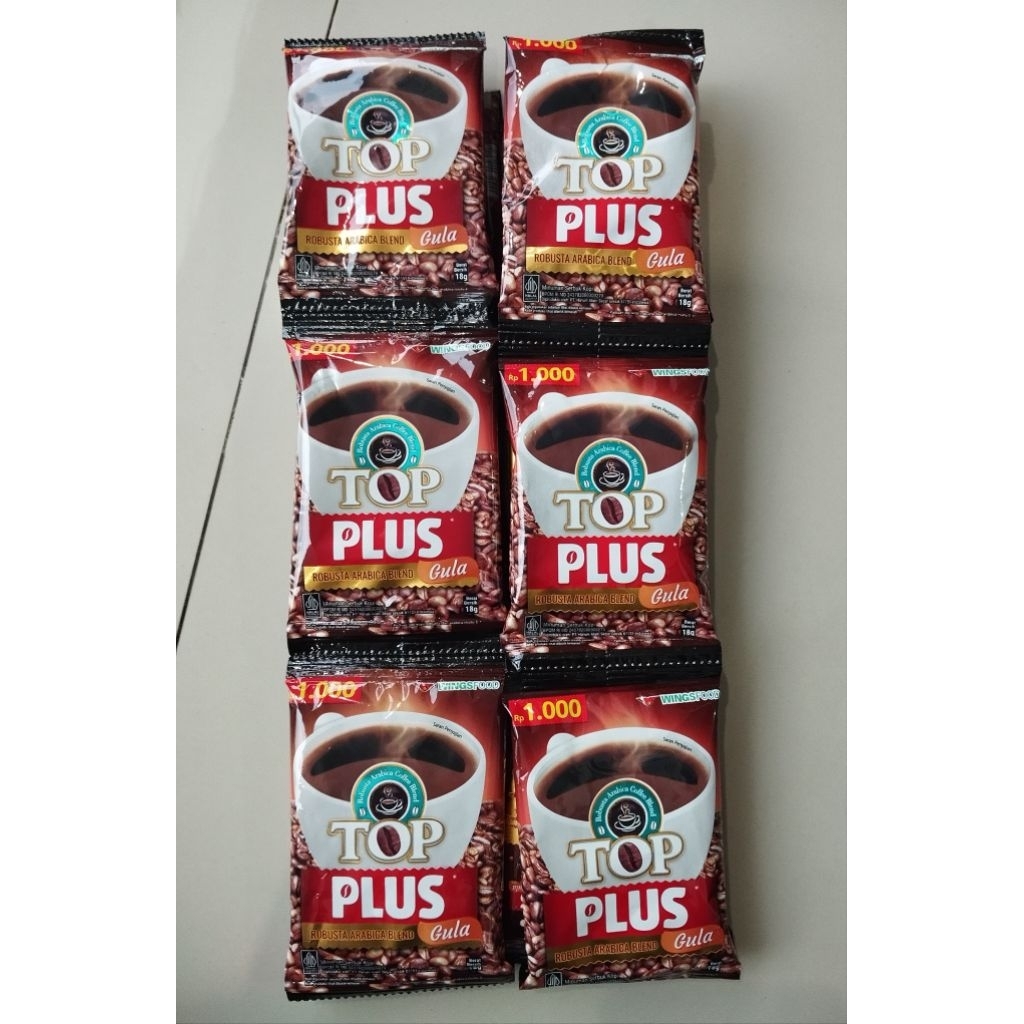 

Top kopi plus gula 2 renceng