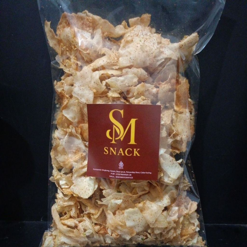 

Keripik Singkong Serut Pedas Daun Jeruk 200Gram