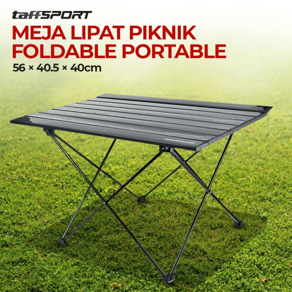 TAFFSPORT - Meja Lipat Piknik Outdoor Flodable Porteble