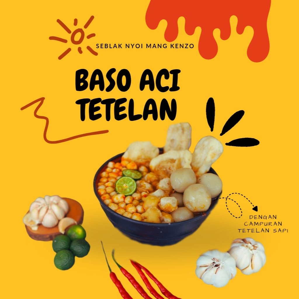 

BOCI MURAH ENAK - BASO ACI TETELAN - SEBLAK NYOI MANG KENZO