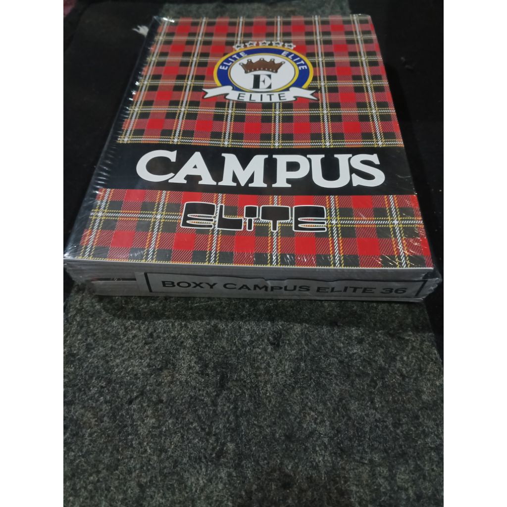 

Buku Panjang Campus Elite Boxy 36 Lembar 10Pcs ,Buku Tulis sekolah Kampus elite 36 lembar 1Pak