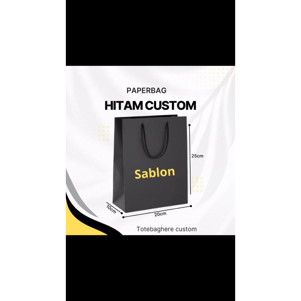 

Paperbag Bahan Craft Custom Desain